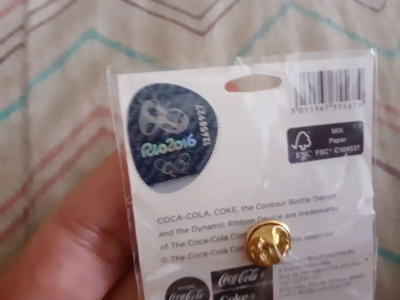 PIN OLIMPÍADAS RIO 2016 COCA COLA NOVO  - Foto 3