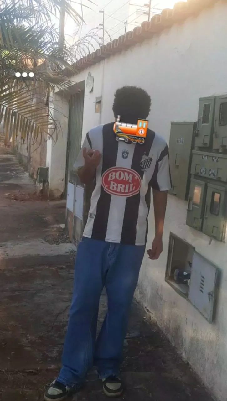 Camisa do Santos Futebol Clube- 2003 - Tamanho P - Foto 2