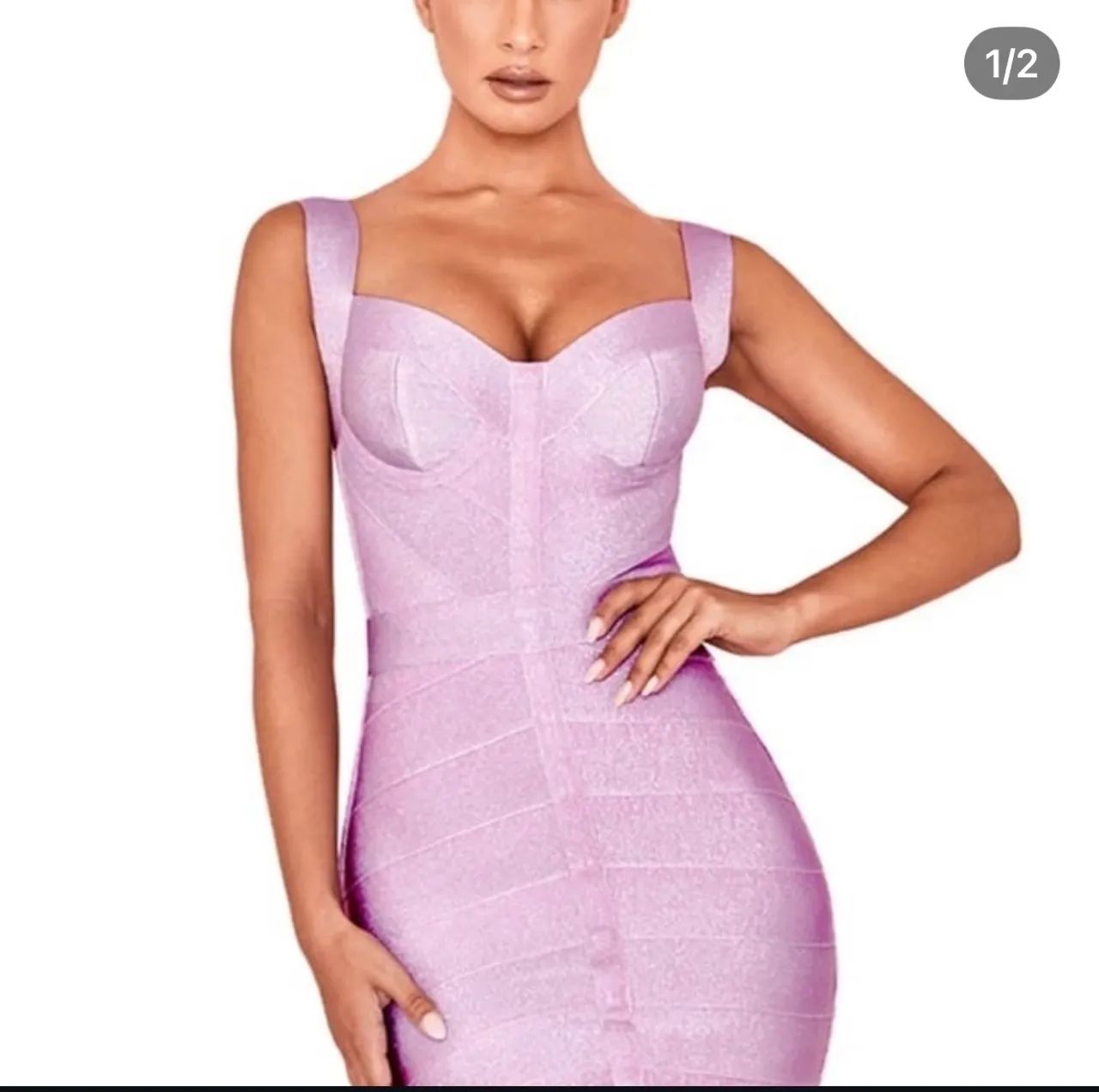 Vestido de bandagem- disponível em 3 cores. - Foto 4
