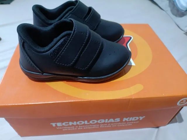 Tênis Infantil Escolar Kidy Usefull Miami Com Velcro 23