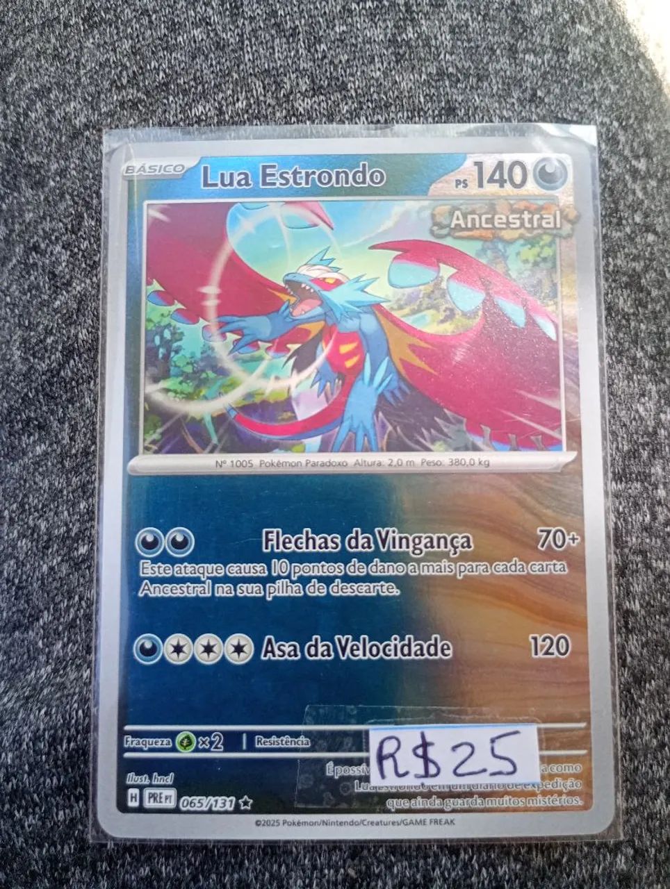 Card Pokémon Lua Estrondo
