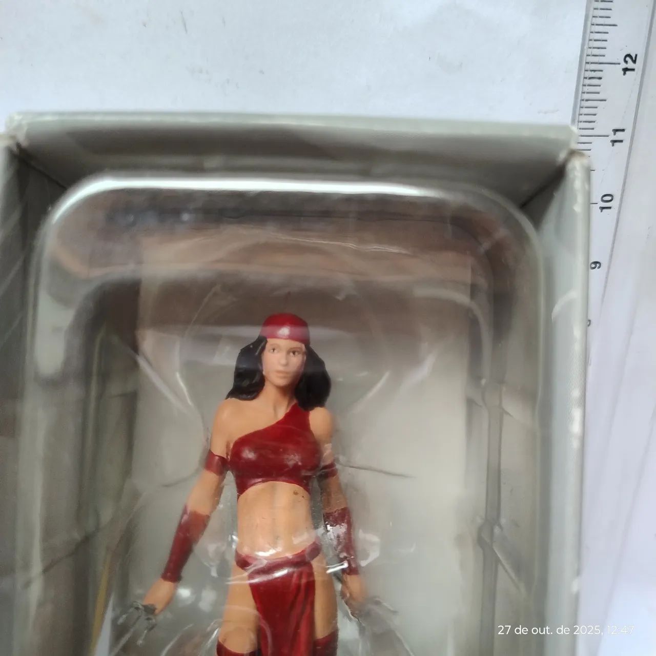 Coleção Eaglemoss Marvel 2008. Elektra Natchios. Nova lacrado. - Foto 3