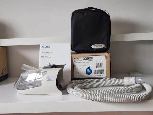 Respirador CPAP Resmed S8 Compact + Humidificador 3i + Máscara