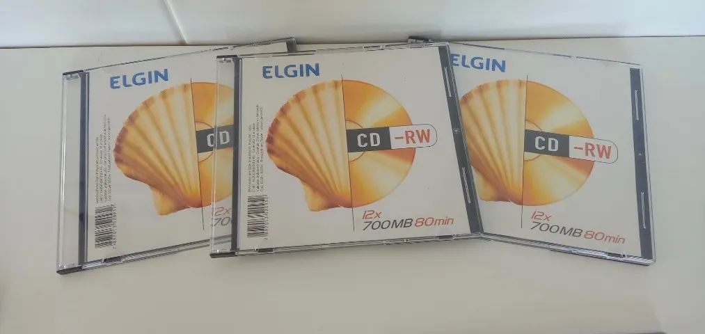 CD Regravável Elgin 12x Speed - 700MB com Estojo Acrílico - Foto 2