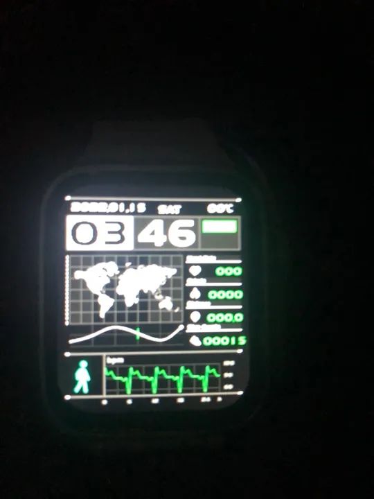 Apple Watch estilo series 8 Ultra+fone de ouvido over-ear+Carregador por indução Original. - Foto 5