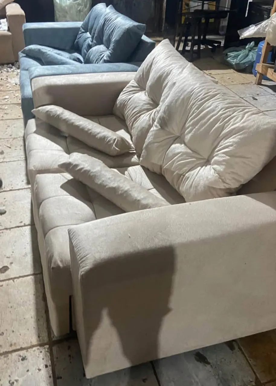 Melhor oferta de sofá de luxo Retrátil dois lugares