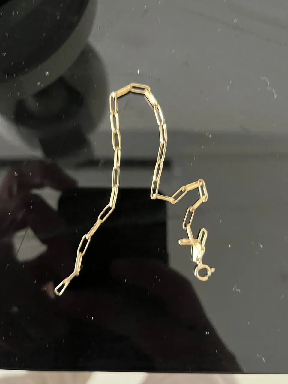 Pulseira Tijolinho fina Ouro 18k 