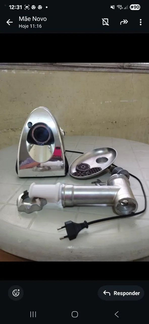 Moedor elétrico carnes e alimentos 2800w - Foto 2