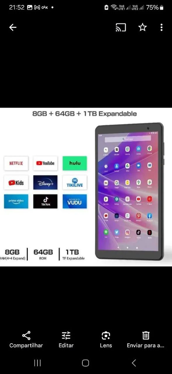 Tablet 8 polegadas  - Foto 3