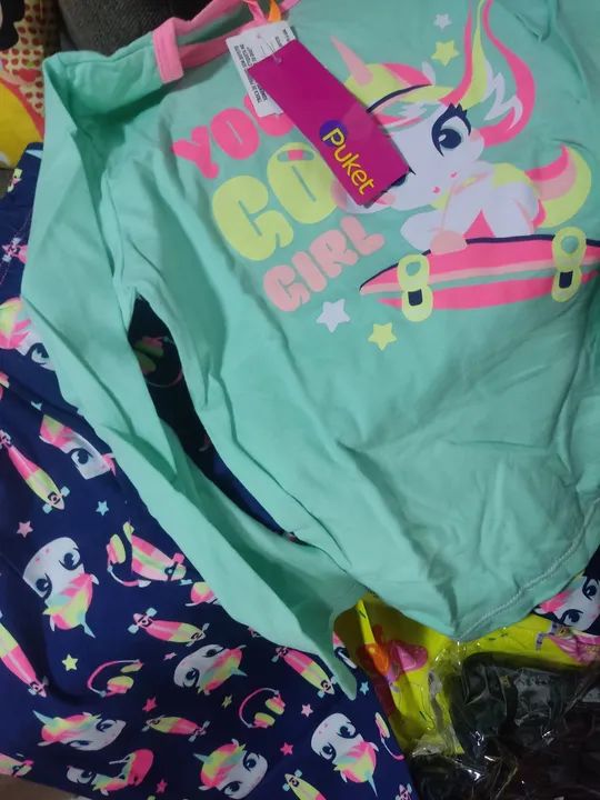 Pijama Manga Longa Unicórnio Puket