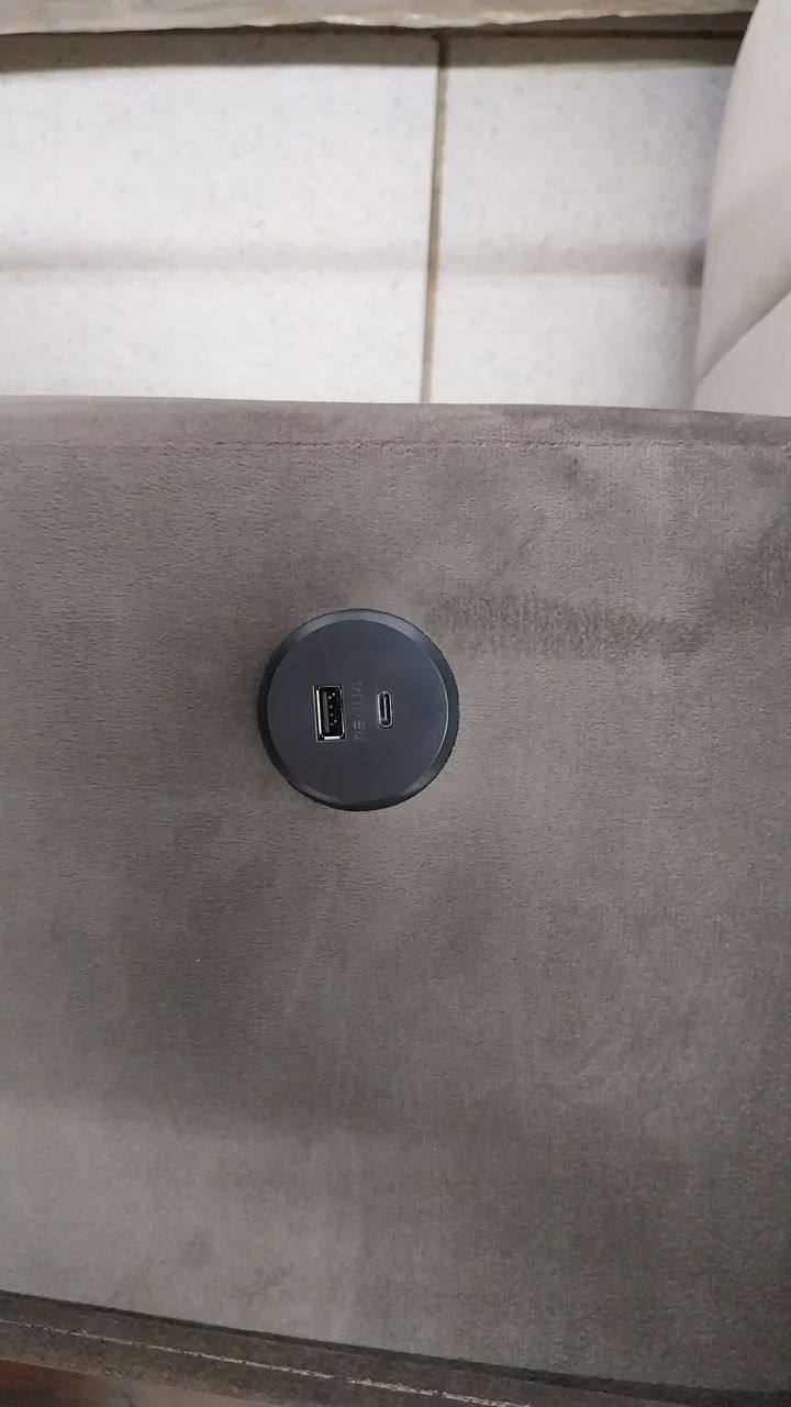 Sofá Retrátil, Reclinavel + USB * - Foto 2