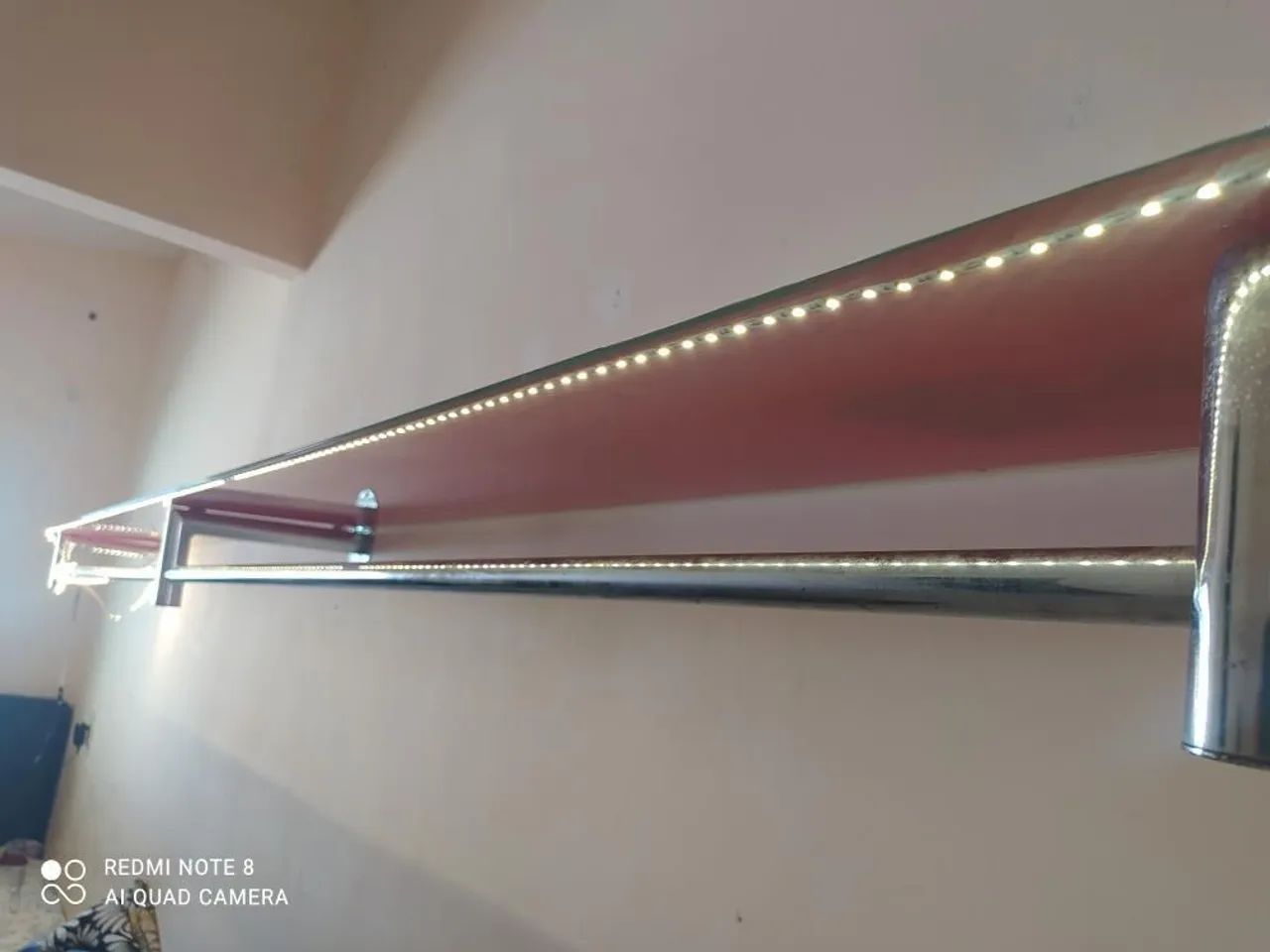 Prateleira em vidro com iluminação LED - Foto 4