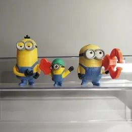 bonecos minions mc donald's