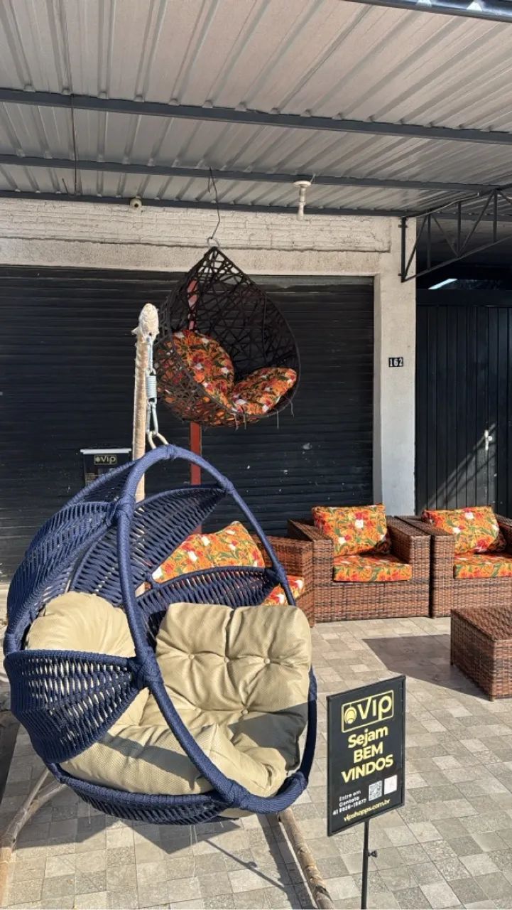 Conjunto de móveis para área externa - Conforto e Estilo