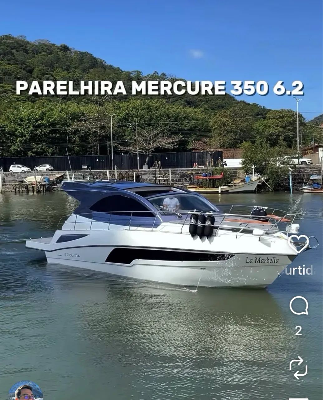 Solara 41 - 35h - itens a superior a zero (Mercury Premium + motor, gerador  + flaps e ..)
