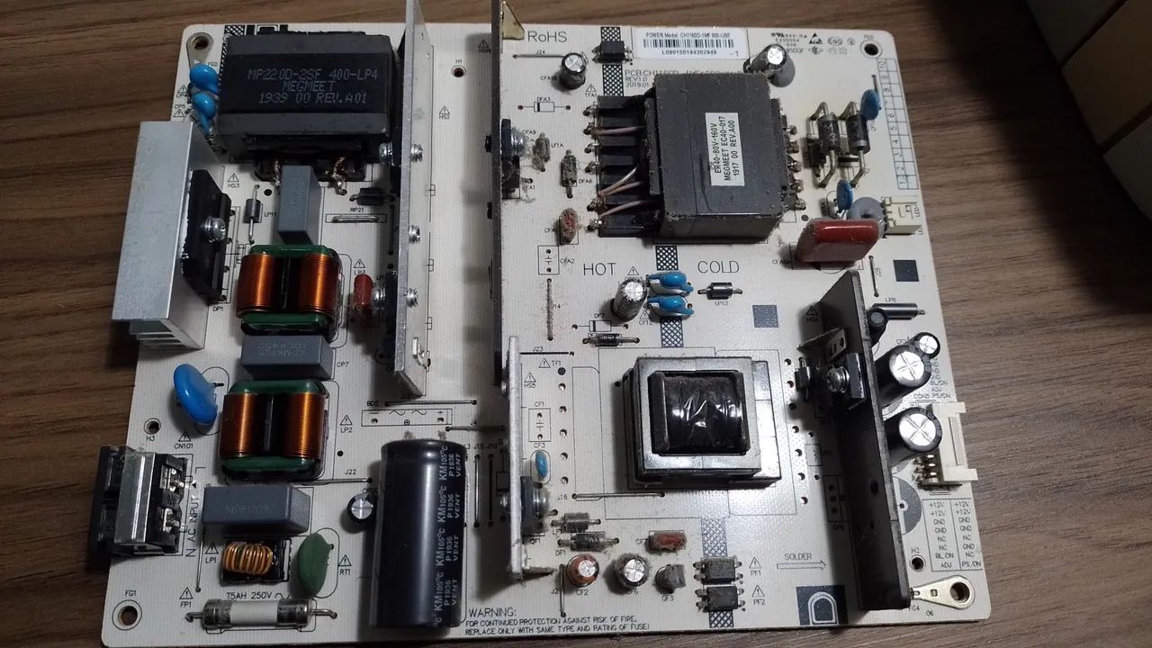 Placa Fonte para TV LED 400-LP4 MEGMEET- FONTE TV PHILCO 50 - Foto 2