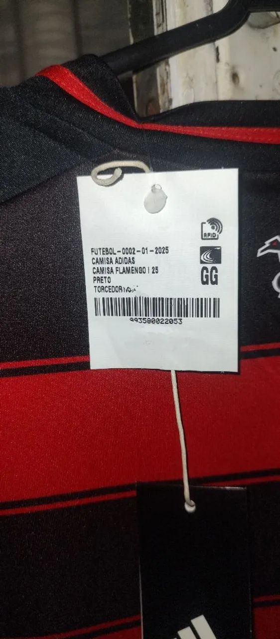 CAMISA DO FLAMENGO LISTRADA ADIDAS - Foto 5