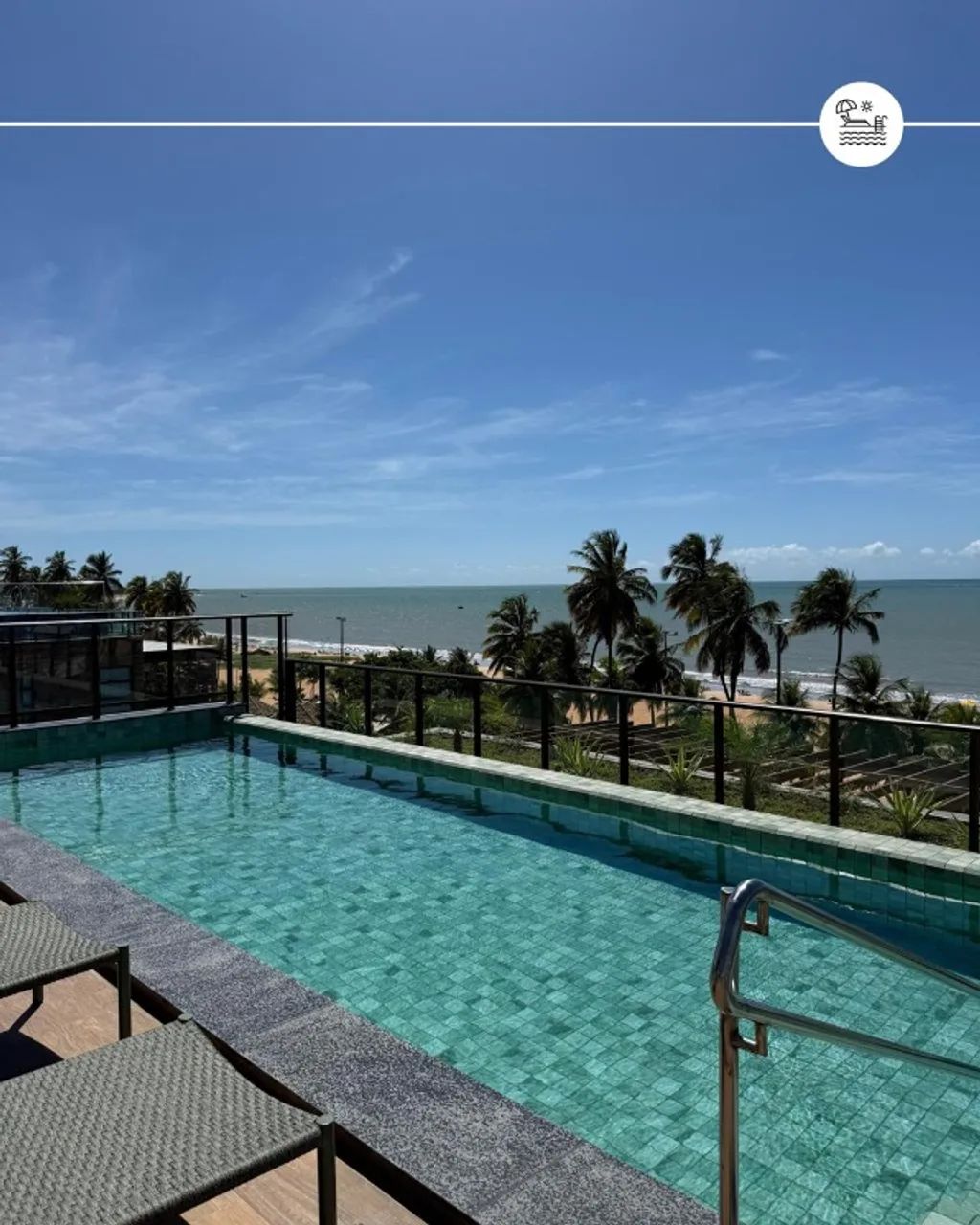 Apartamento em Cabo branco com 1 quarto, sendo 1 suíte reversível e área de lazer completa