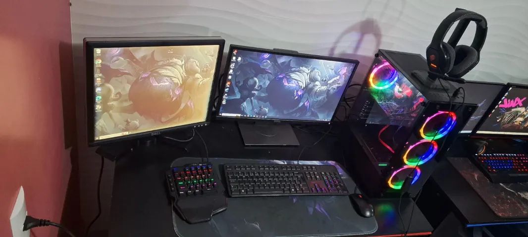VENDE-SE 2 PC GAMERS COMPLETOS COM MESA E CADEIRAS - Foto 3