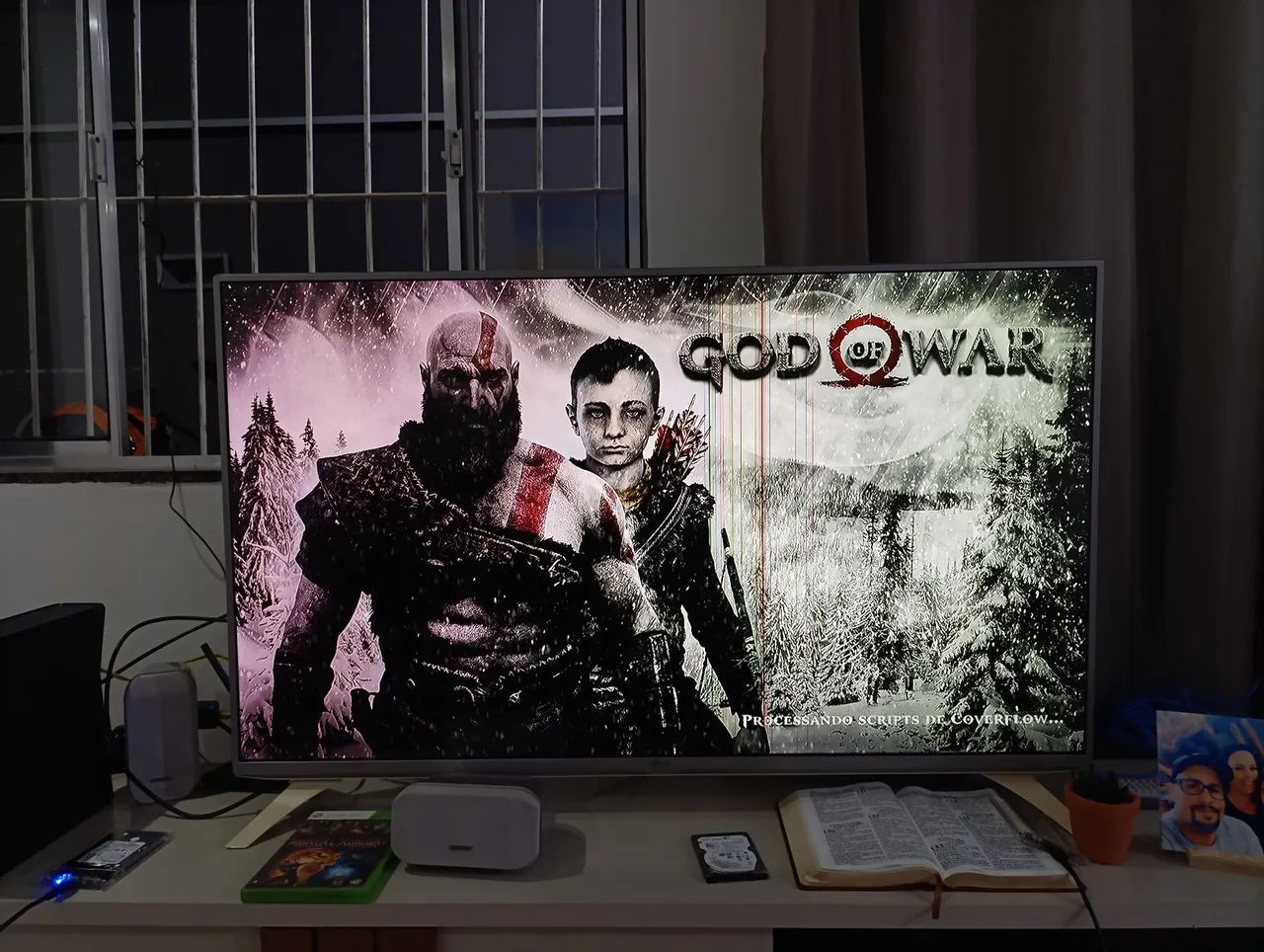 Xbox 360 com HD externo e controle - Foto 4