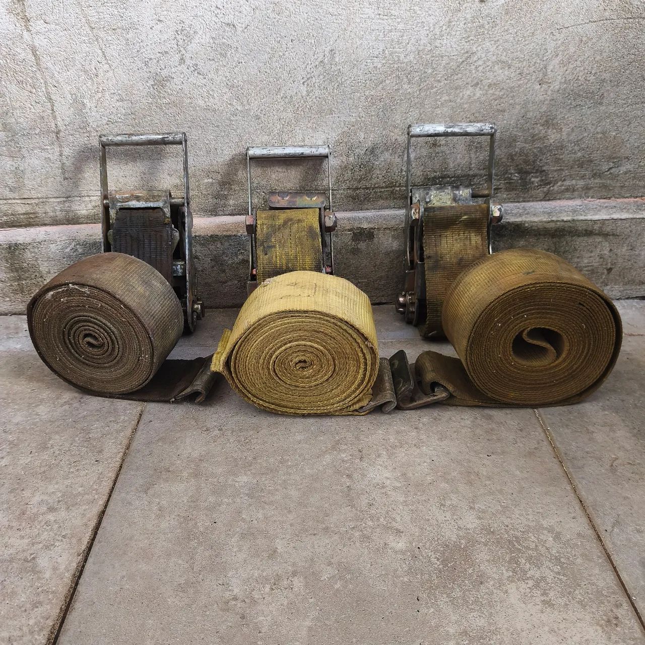 Kit 3 cintas com catracas 15 ton - Foto 2