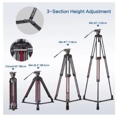 Tripé de Câmera Miliboo MTT605A - Foto 4