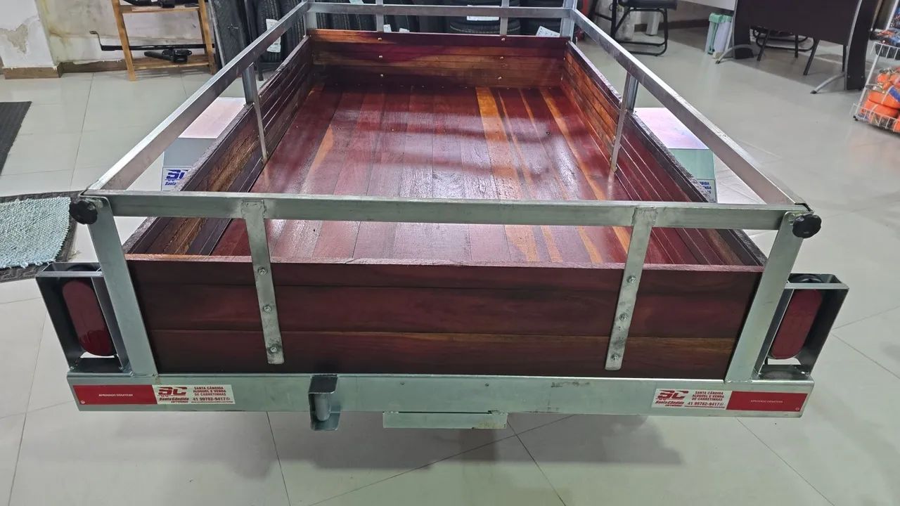Carretinha fazendinha para cargas 1,20x2,00! PROMOÇÃO! - Foto 4