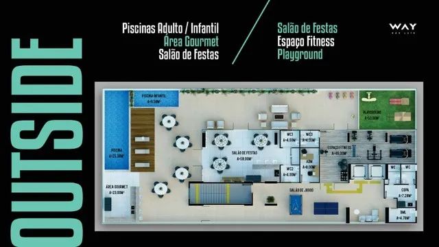 Way São Luis | Happiness Always | Av. Rei de França | 53M² e 67m² - Foto 3