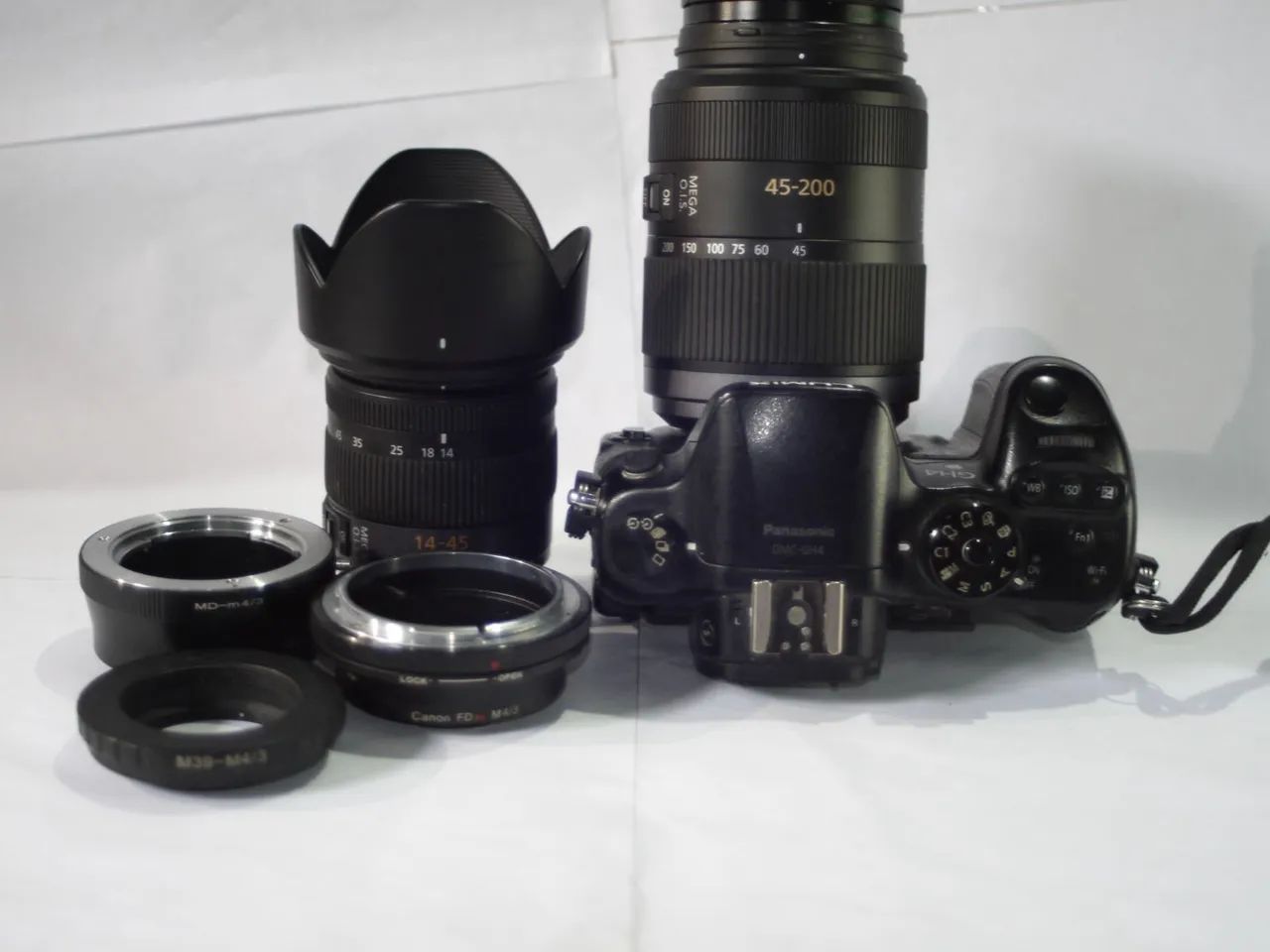 Lumix gh4 + lentes e adaptadores - Câmeras e Filmadoras - Vila