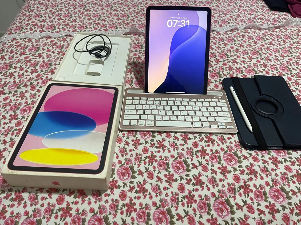 Tablet Apple iPad 10ª geração - 64GB - Wi-Fi - Rosa - Foto 6