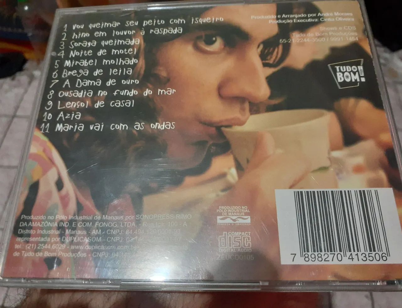 CD / Zéu Britto - Saliva-me / 2007 / Raríssimo  - Foto 2
