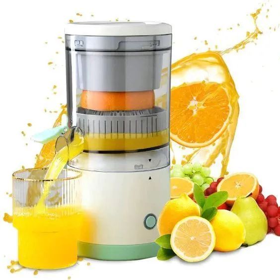 Espremedor Elétrico de Laranja e Frutas Portátil Recarregável via USB