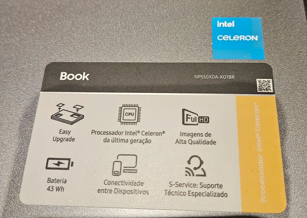 Notebook Samsung - Intel Celeron - Tela 15.6  - Foto 3