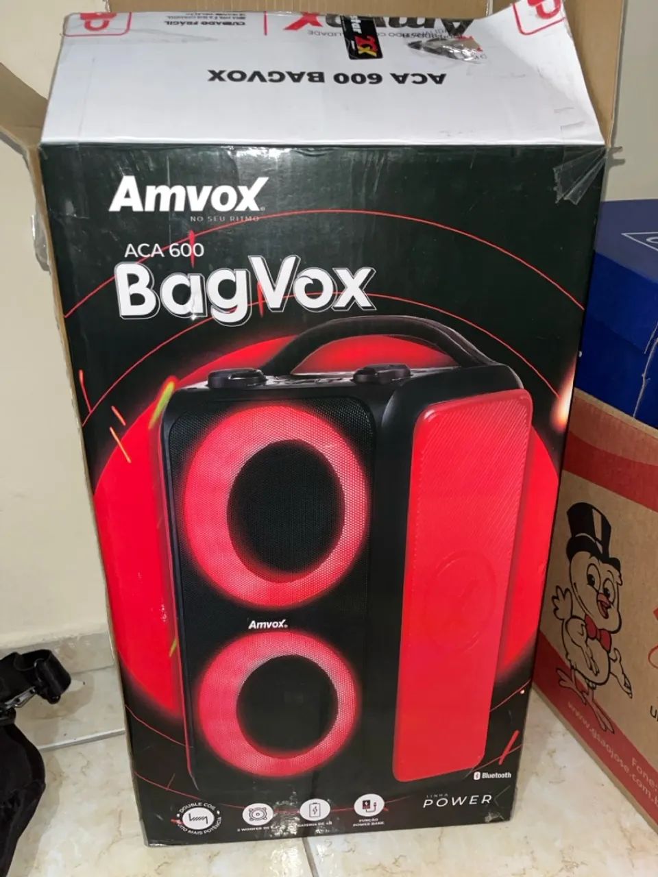 Aluguel de caixa de som Amvox com diversas funções - Foto 5