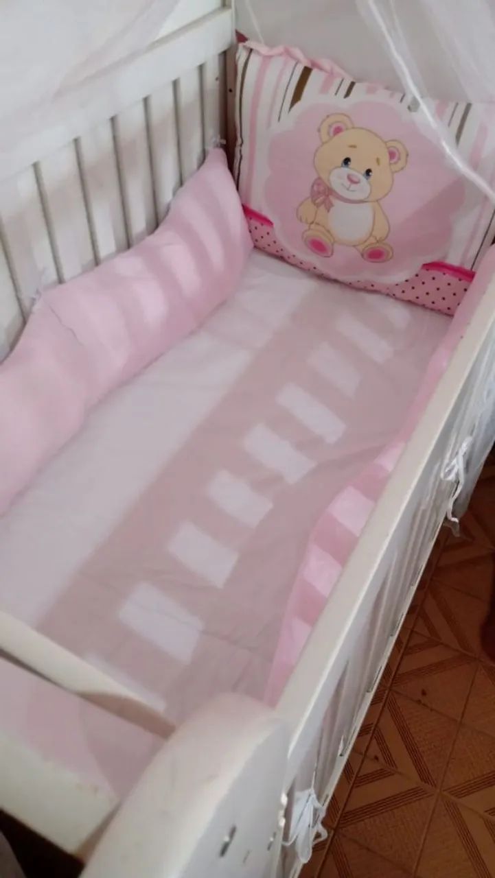 Kit de berço do Ursinho menina  - Foto 2