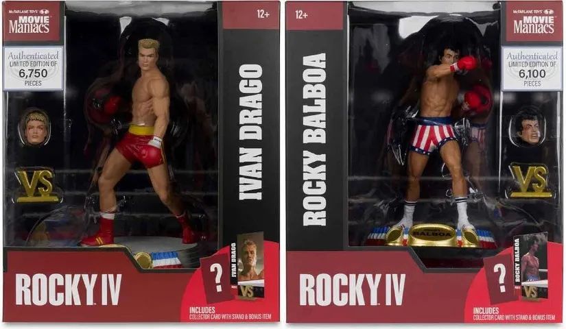 rocky balboa vs ivan drago do Rocky IV lacrados novos17cm