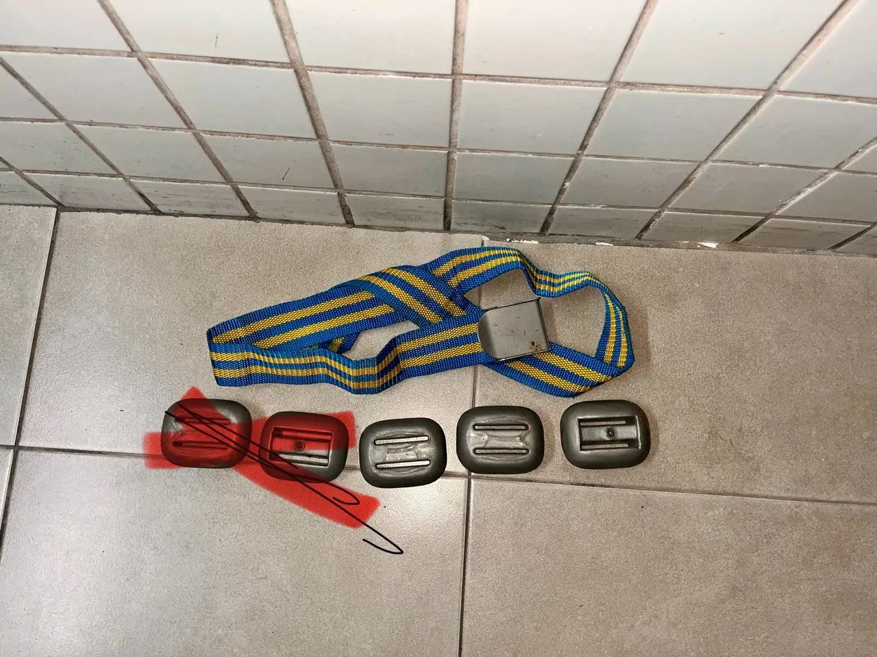 3 lastros de 1kg cada para mergulho