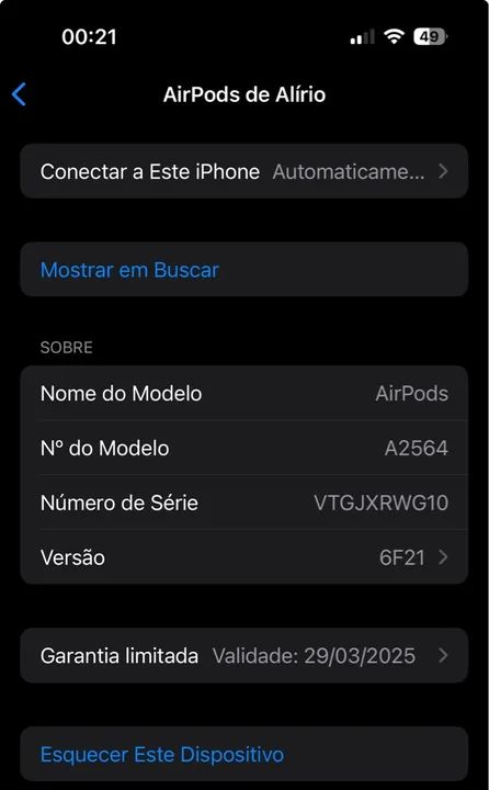 AirPods (3ª Geração) - garantia até 03/25 - Foto 2