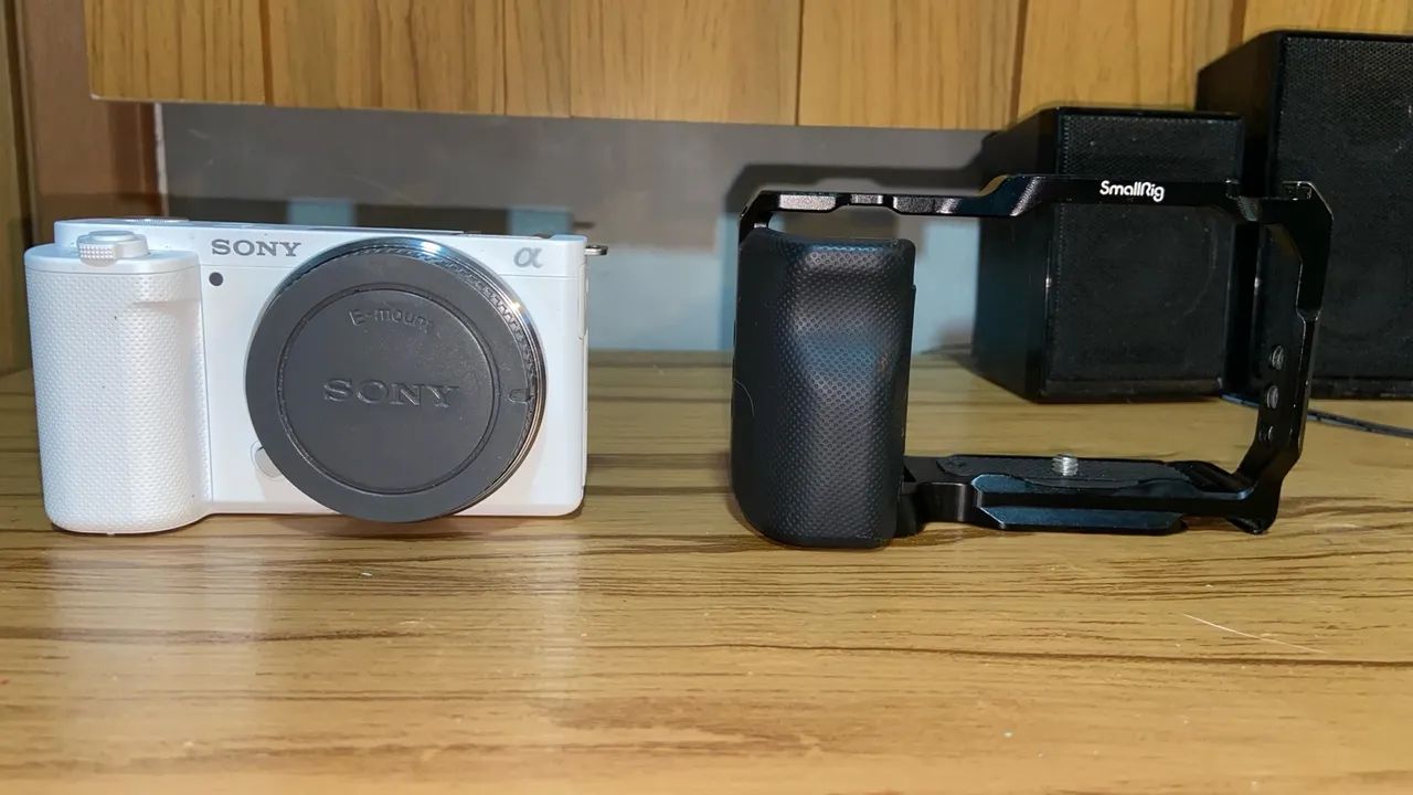 Kit filmmaker Sony Zve10 + Lente do Kit - Foto 3