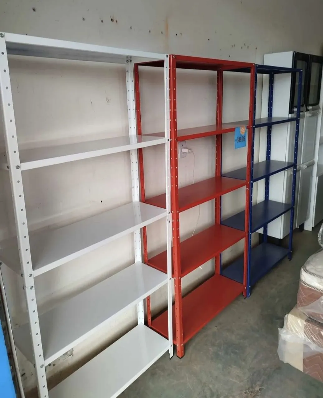 Estante de aço novas 330 cada