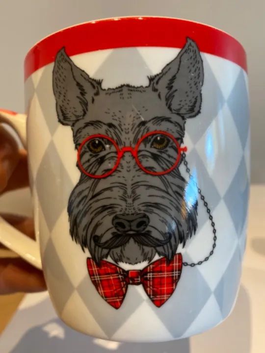 Dois taças com imagens de cachorros  - Foto 2