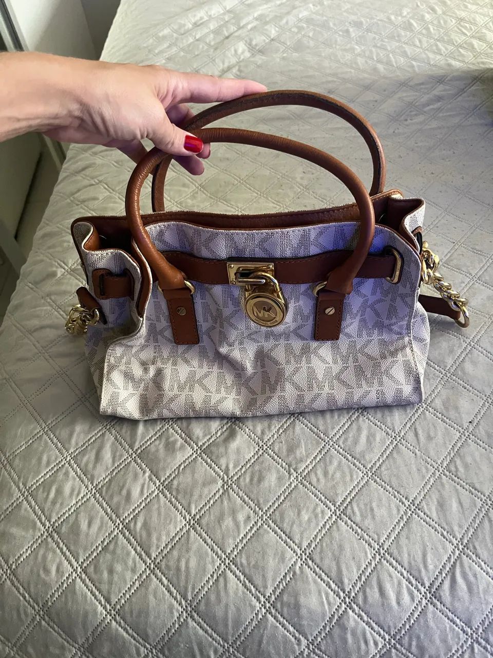 Bolsa Michael Kors Hamilton - Pequena - Original - Ótimo Estado - Foto 4