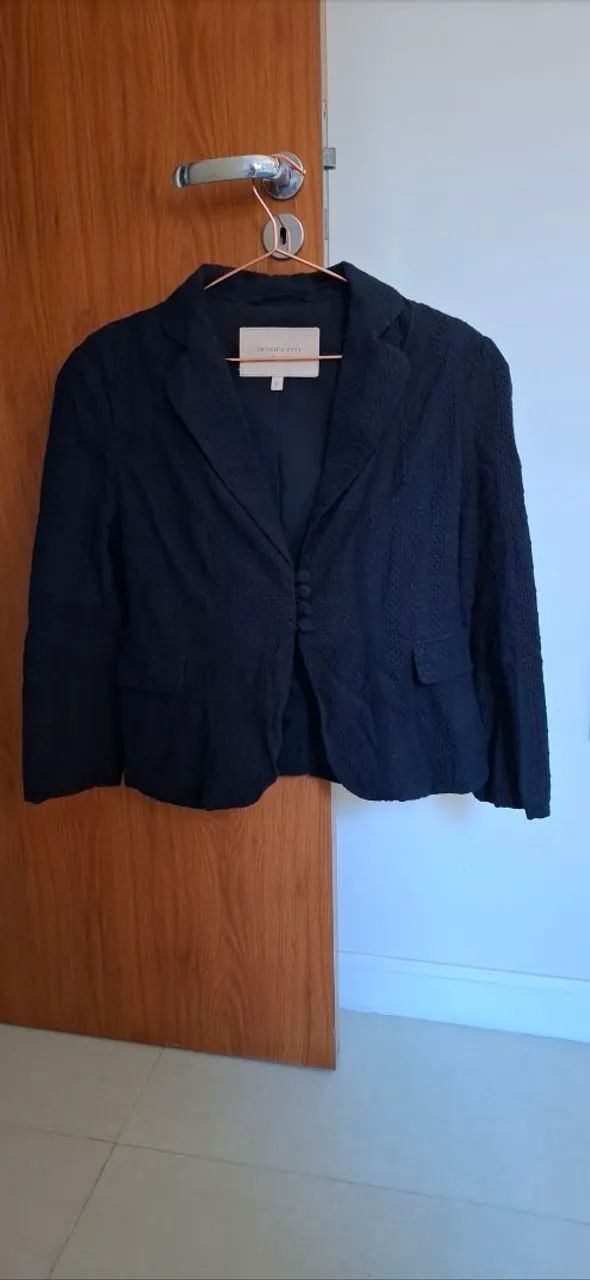 Blazer Preto Tamanho 42 - Foto 5