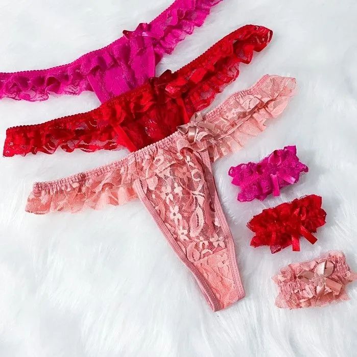 Calcinha Renda Com Persex