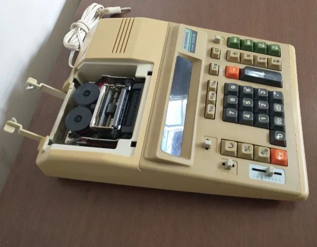 Calculadora General Teknika 2120pd Antiga Funcionando Leia  - Foto 5