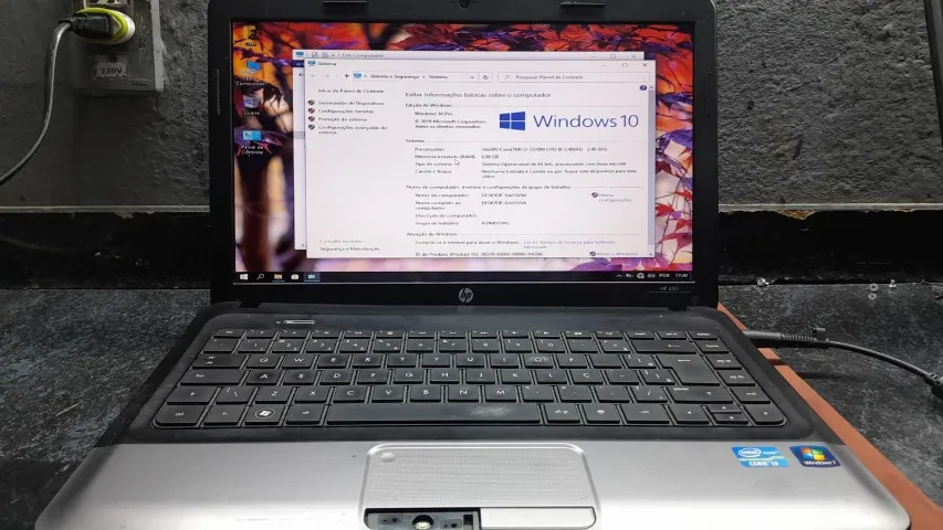 Notebook HP G450 Core i3 "avariado"