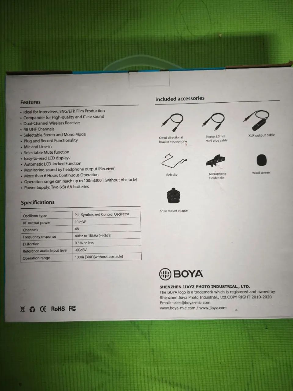 Microfone de lapela BOYA Pro K2 - Foto 2