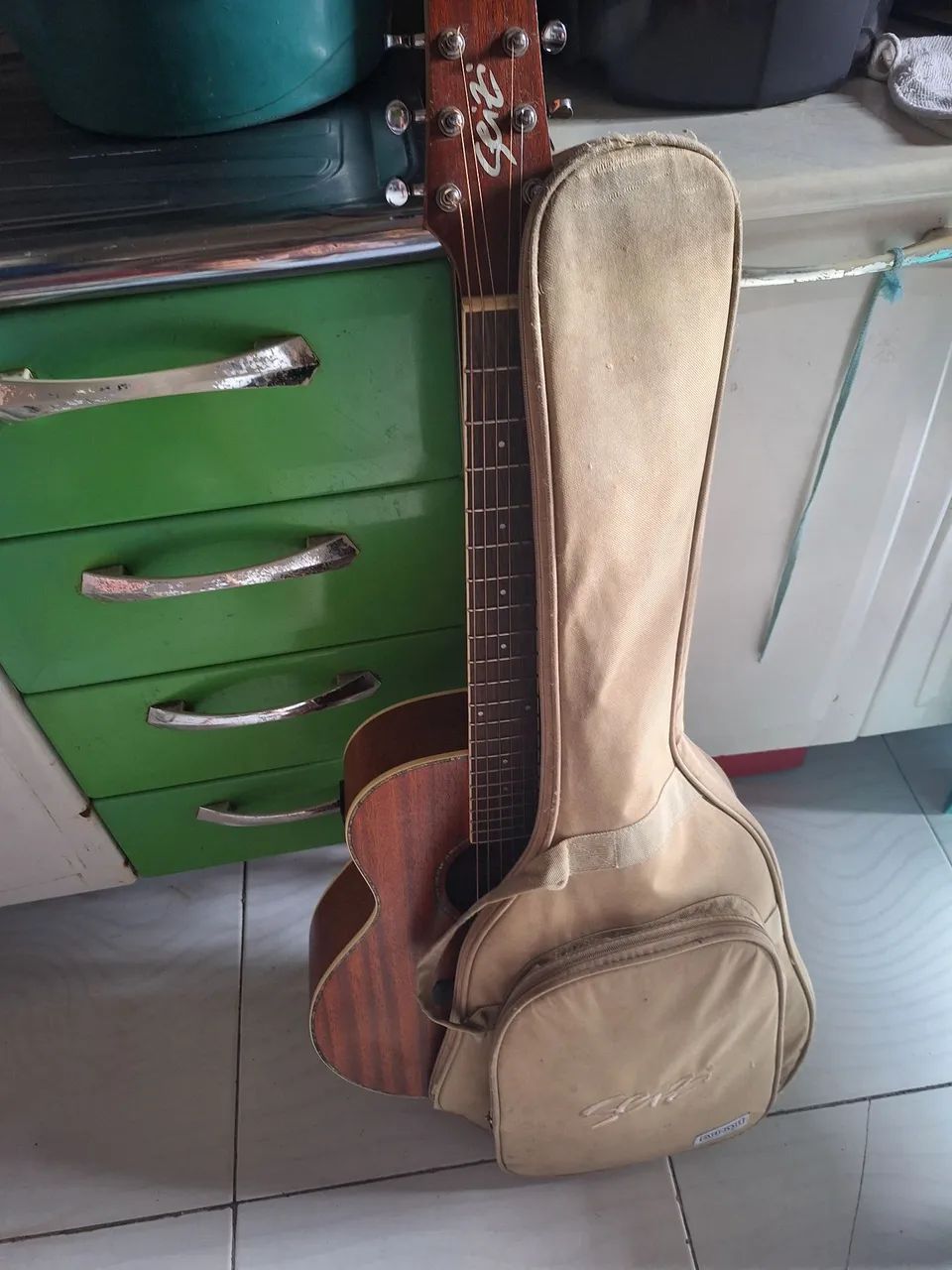 Violão baby Seizi mini kyoto abalone - Foto 3