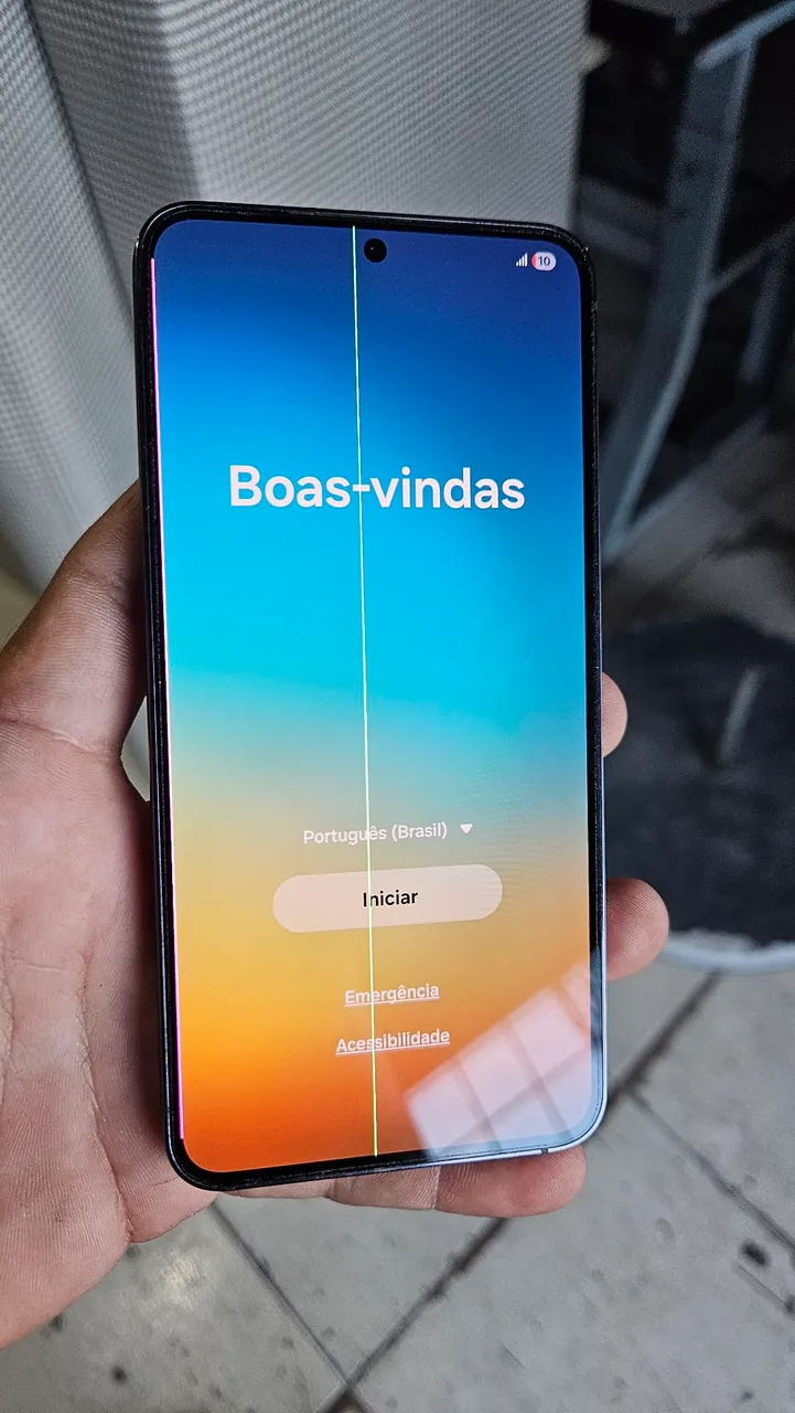 Galaxy s23 com listras na Tel