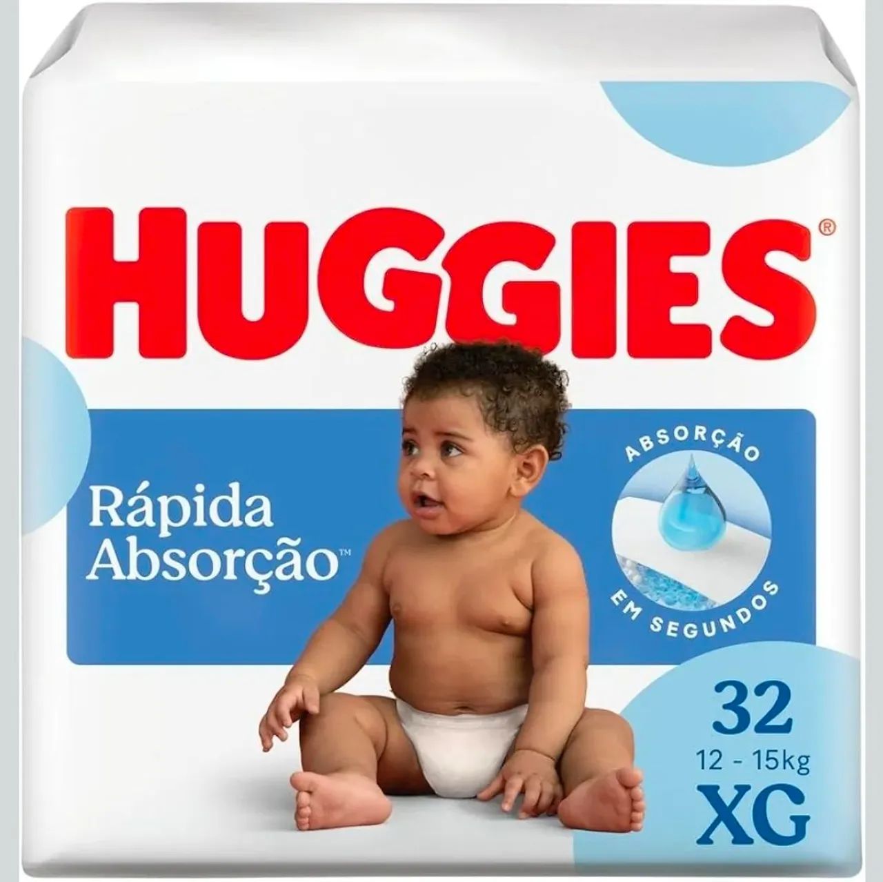 Fralda Huggies Tripla Proteção 32 unidades 
